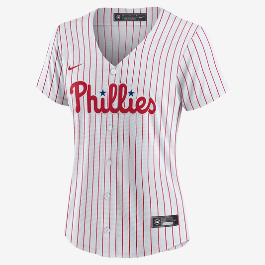 MLB Philadelphia Phillies (Rhys Hoskins) Women's Replica Baseball Jersey - White